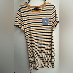 TOMMY HILFIGER Stripe T-Shirt Dress.